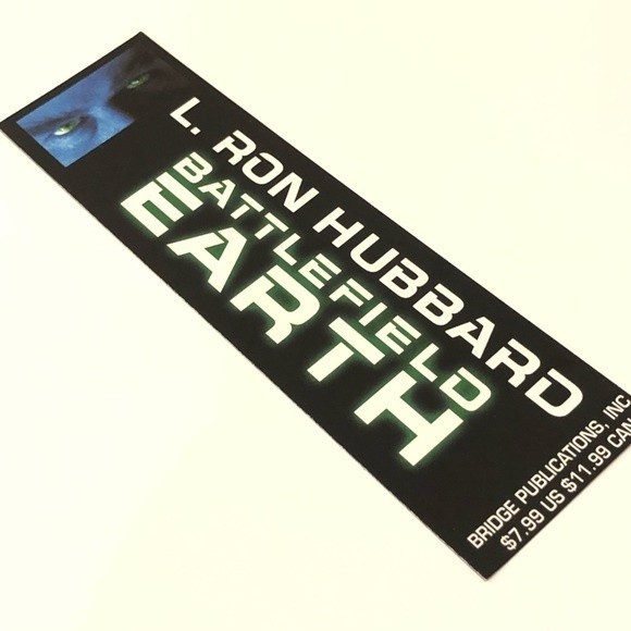 Battlefield Earth Vintage Promotional Bookmark - Picture 7 of 8